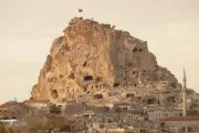 Ortahisar Castle. Hiking in Red Valley (Rose Valley ). Cavusin Village. Love Valley. Underground City with its several floors.Goreme Panorama. Goreme open air museum. Pasabag (Monks Valley). Devrent Valley. Town of Avanos which is famous with red clay pottery where you can try your potting skills. Three Beauties Valley. Uchisar Castle (Byzantium period).